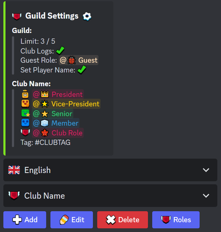 club roles