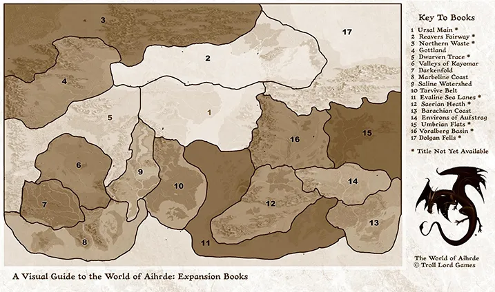 Ursal – Cradle of the World Expansions Area of Play Map