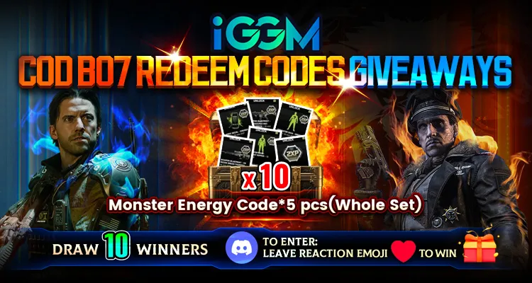 CoD Black Ops 7 Monster Energy Code Giveaways In IGGM CoD Black Ops 7 Monster Energy Code Giveaways In IGGM