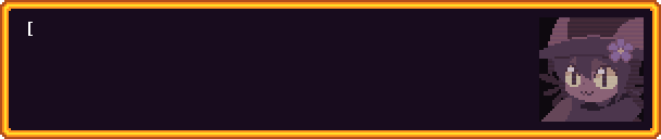 An animated OneShot textbox. First, The World Machine, with a proxot flower on their hat, says: 