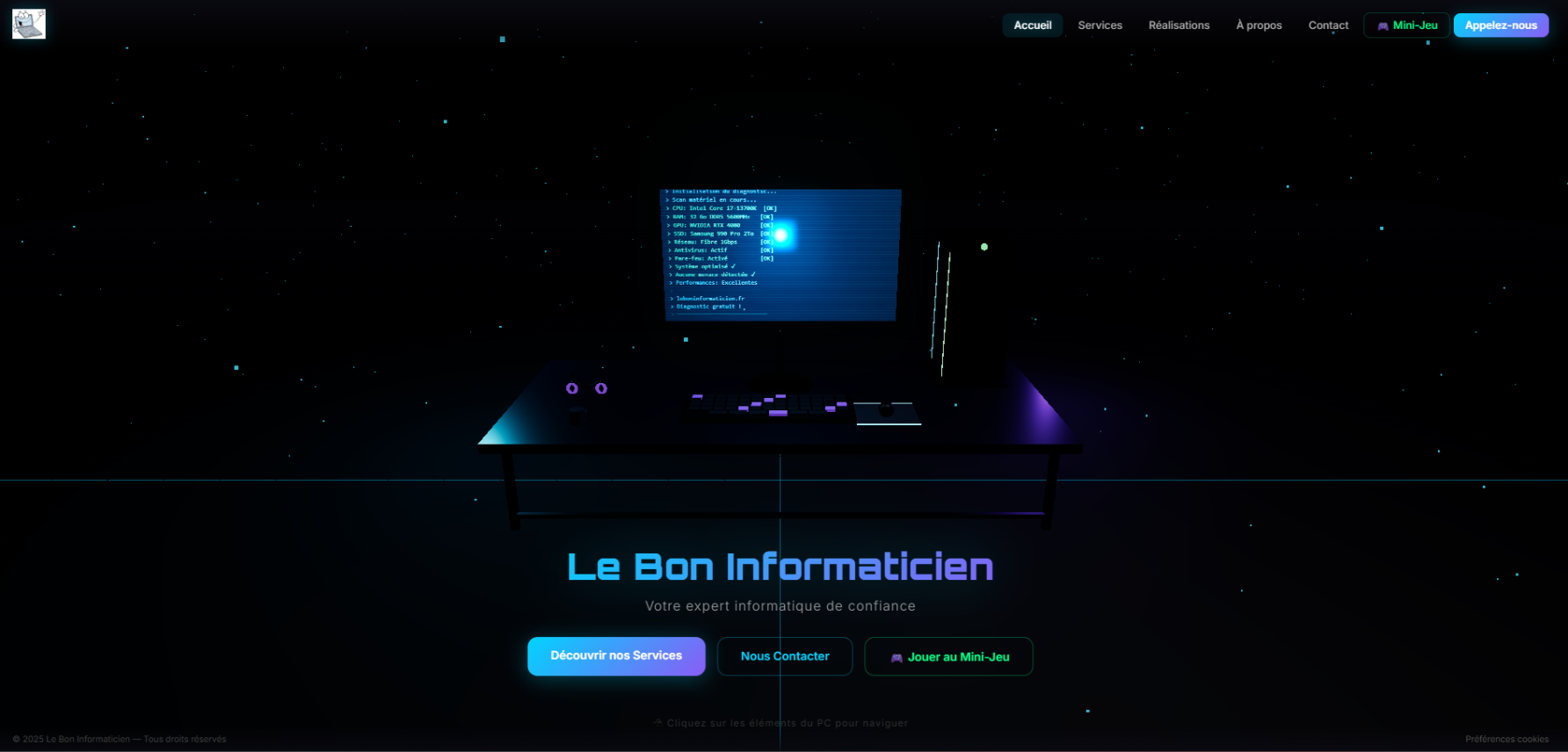 Le Bon Informaticien — Plateforme de dépannage informatique