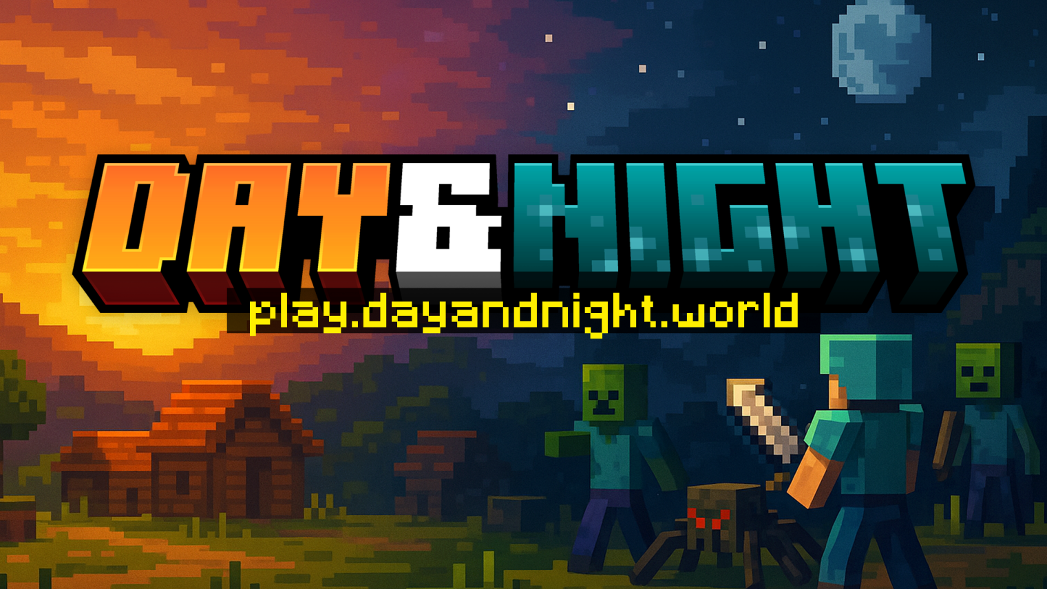 Minecraft night time chaos on server