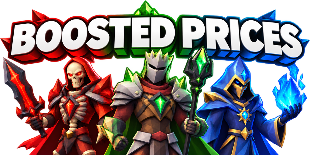 Boosted Prices for OSRS & RS3 Gold