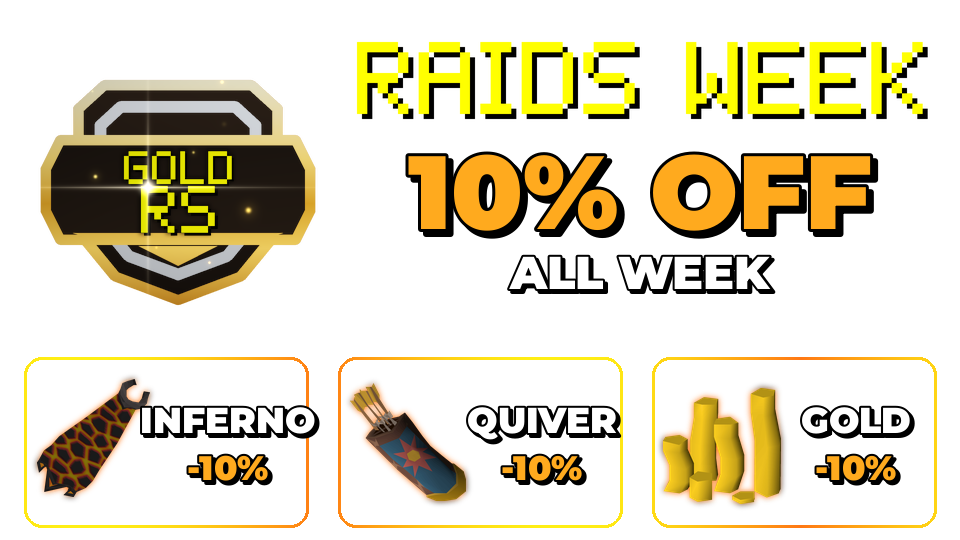 Rune Gold Raids Week: Get 10% Off OSRS Services