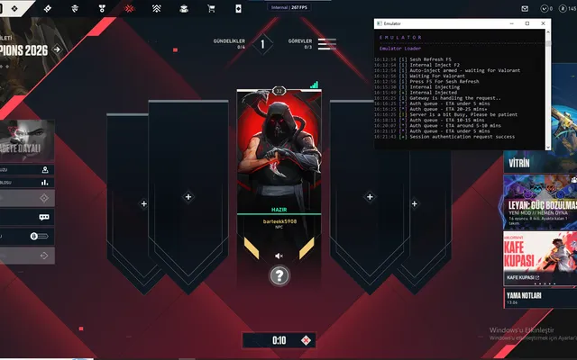 Customer screenshot of Mitamers Vanguard Emulator Private
