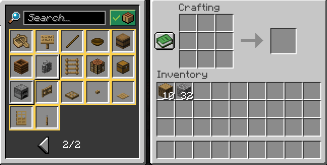 CraftSkip crafting interface and tooltip