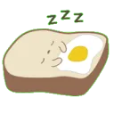Toast sleeps