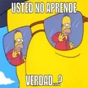 usted no aprende?