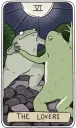 frog tarot lover