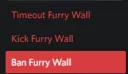 stfu furry wall