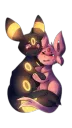 Umbreon+Espeon sad moment
