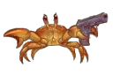 Crab With Gun