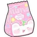 Fluffys Snack Pink Bag