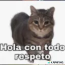 hola con todo respeto