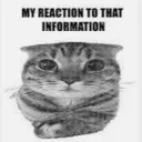 My reaction to that informatio