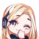 girl wink