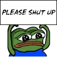 pepe shut up