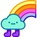 rainbow legs
