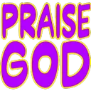 Praise God Sticker