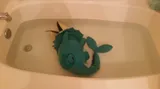 Vaporeon in Tub Vaporeon in Tub