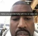 kanye sad