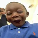 black child laughing