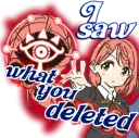 Ayumu Saw What You Deleted
