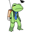 Kaeru goes back to work