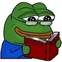 Pepe Reading a Book