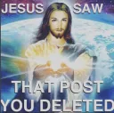 Jesus saw