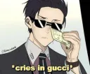 cries in gucci