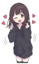 Kurumi Finger Heart