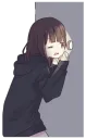 Kurumi Peeks at Hole