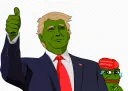 pepe with trump