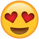 Classic Heart Eyes Emoji