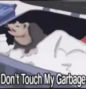 Don't touch my garbage
