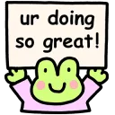 You're doing great