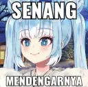 senang mendengarnya