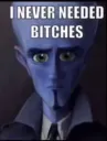 i never needed bitches