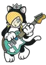 Cat Rosalina Guitar