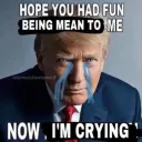 trump crying