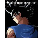 I'm not reading any of that