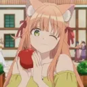 Kanade With An Apple