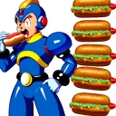 hot dog mega man