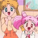 Sailor moon excited