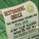 restraining order