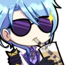 Ayato tomando bebida