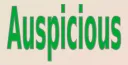 Auspicious