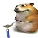 hamster heating up heroin