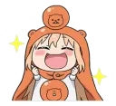 umaru like thumbs up yay happy